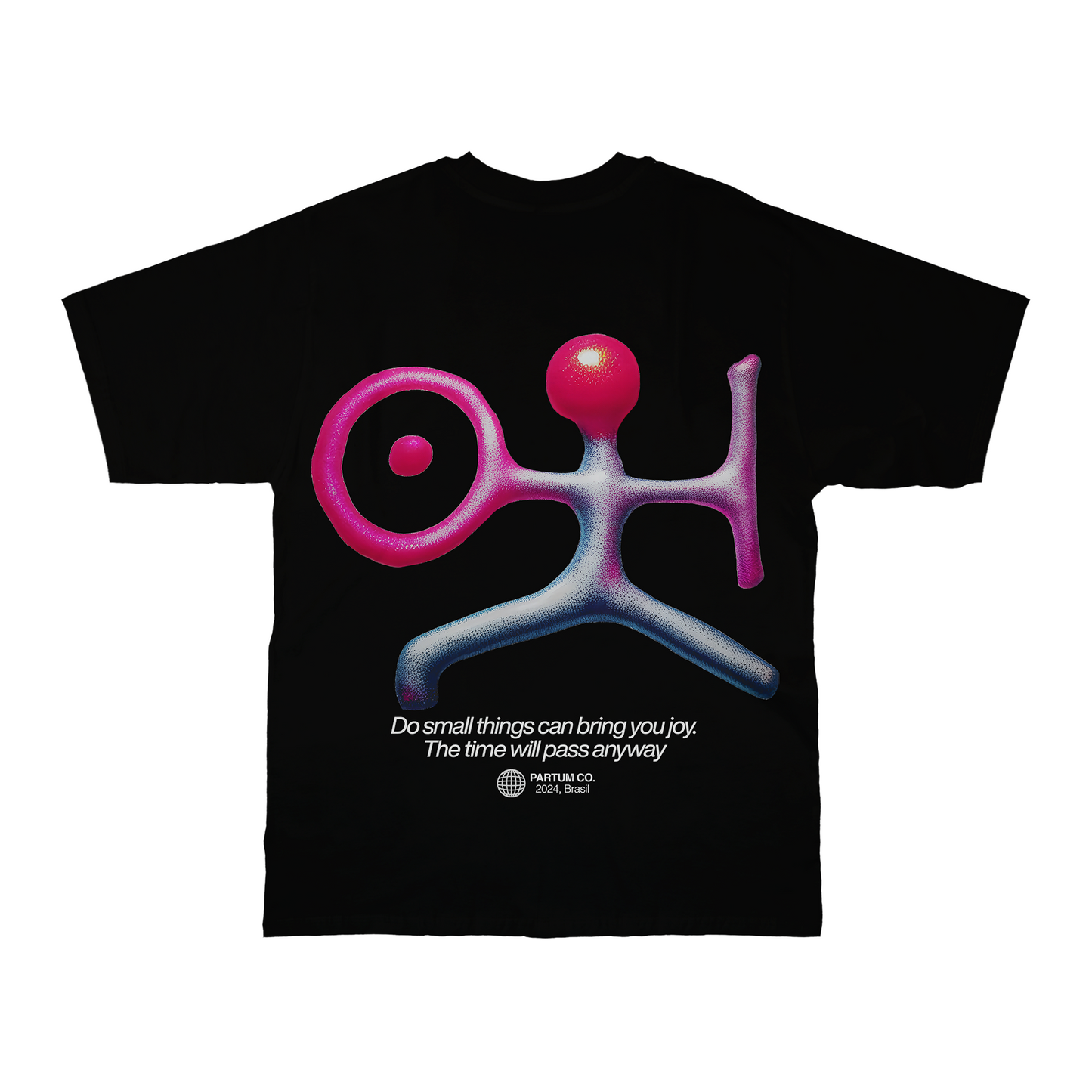 CAMISETA PARTUM SMALL THINGS PRETO