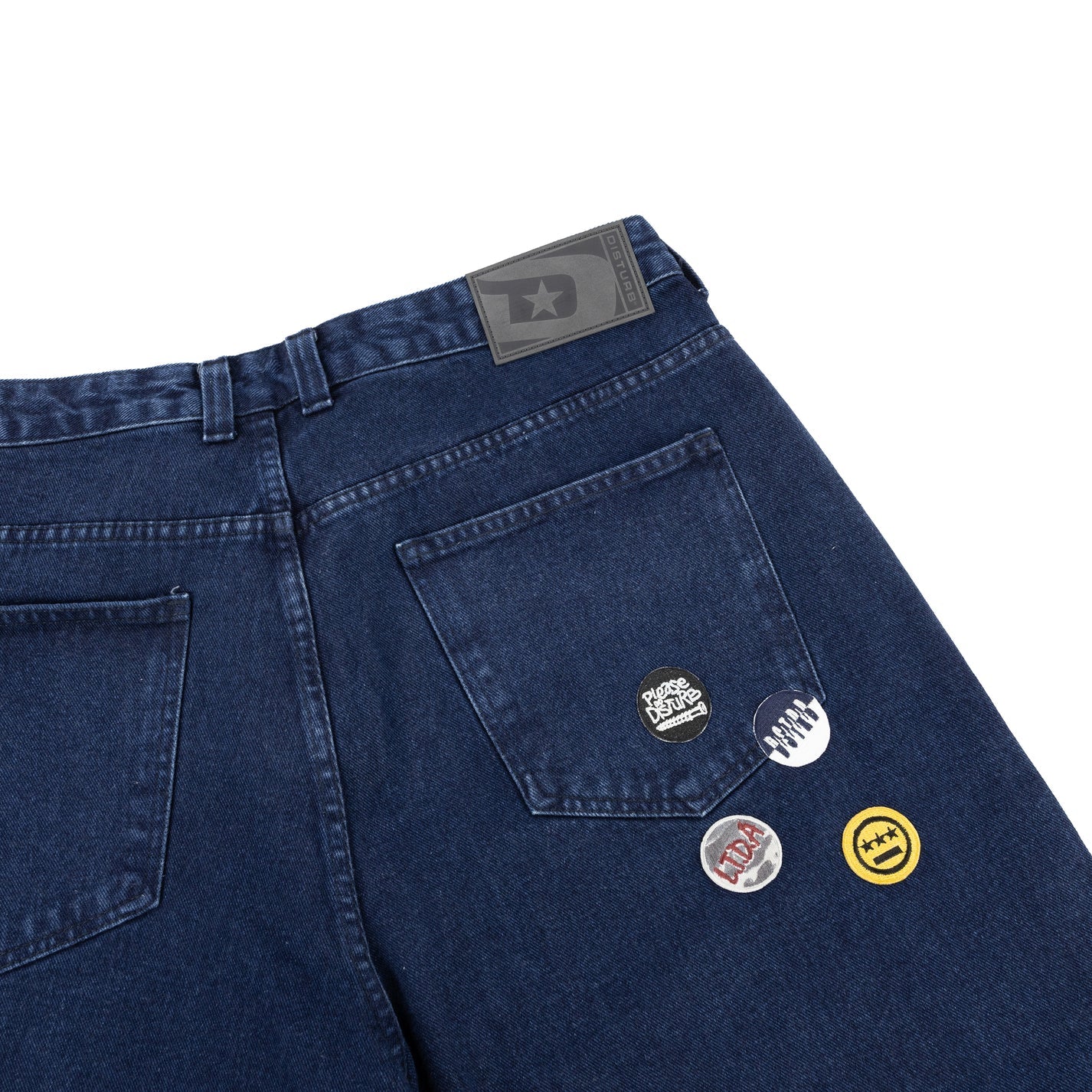 BERMUDA JEANS DISTURB PINS BLUE