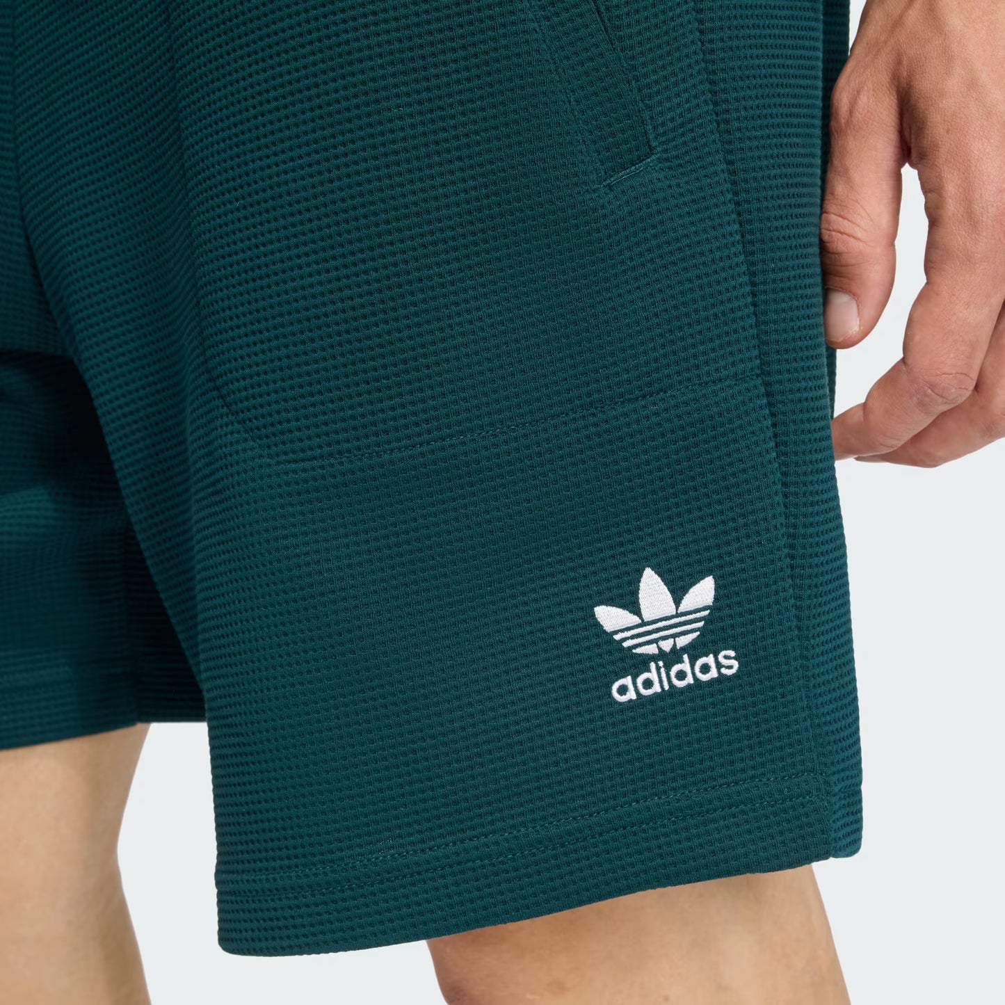 SHORTS ADIDAS WAFFLE TREFOIL GREEN