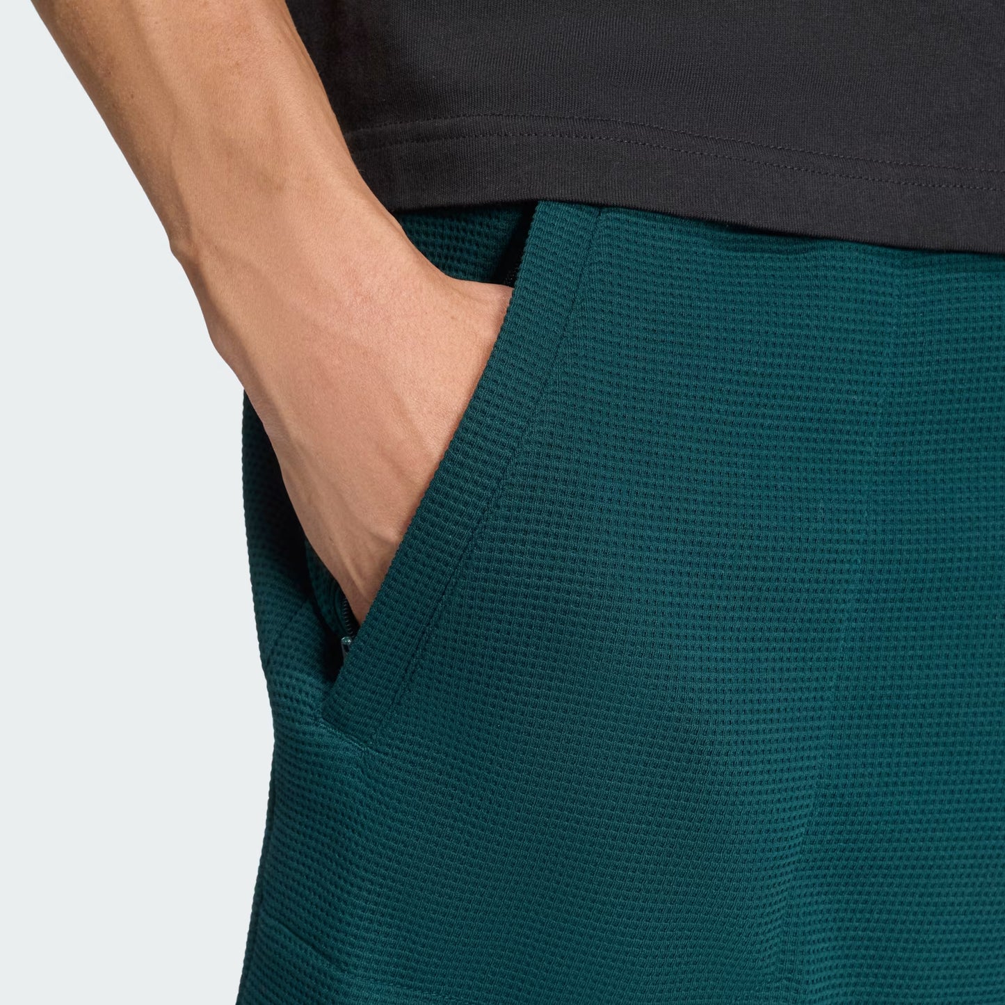 SHORTS ADIDAS WAFFLE TREFOIL GREEN