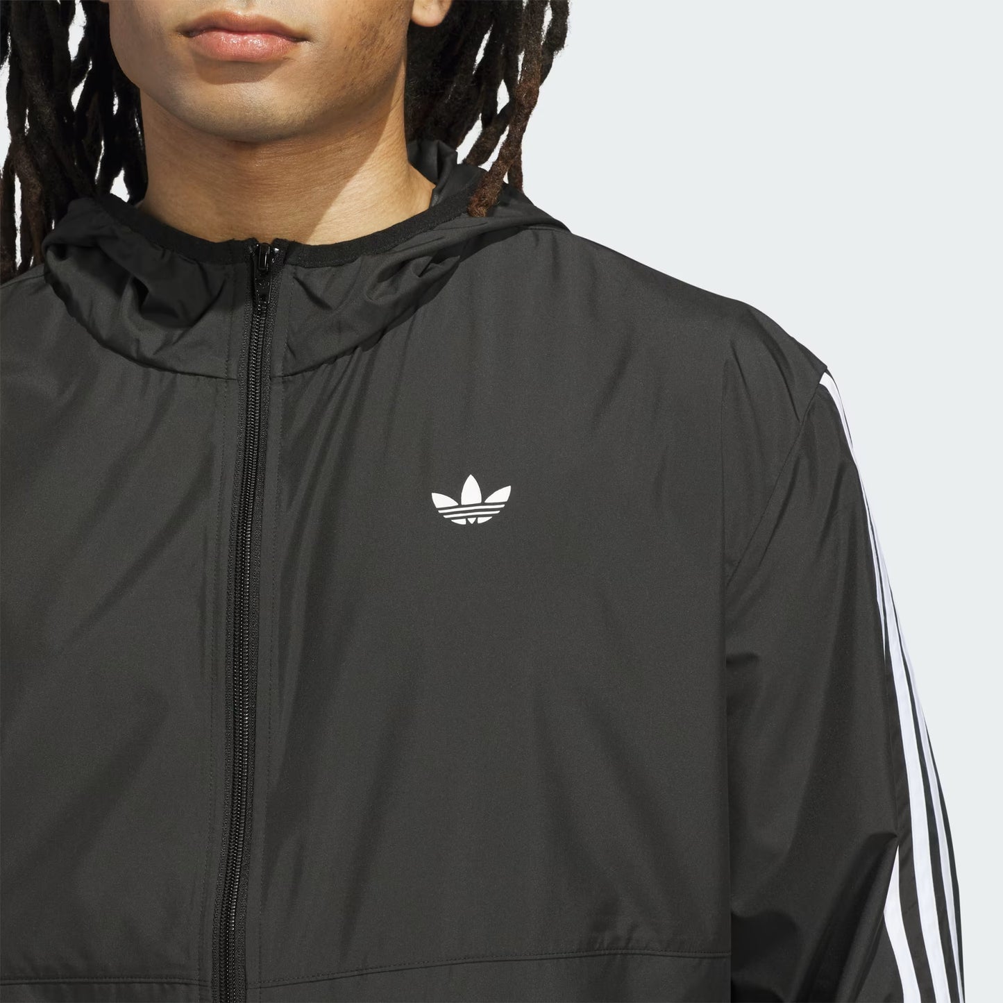 JAQUETA ADIDAS CORTA VENTO BLK/WHT