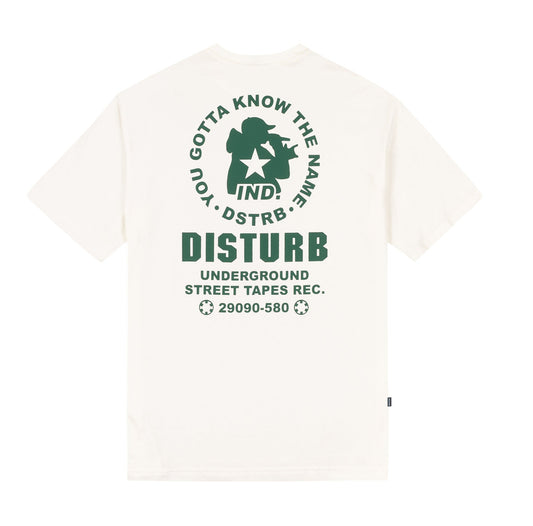 CAMISETA DISTURB STREET TAPES OFF WHITE