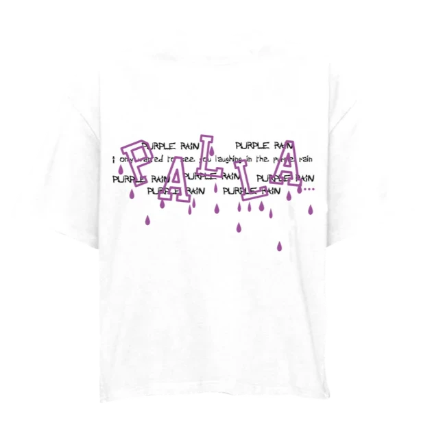 CAMISETA PALLA PURPLE RAIN BRANCO