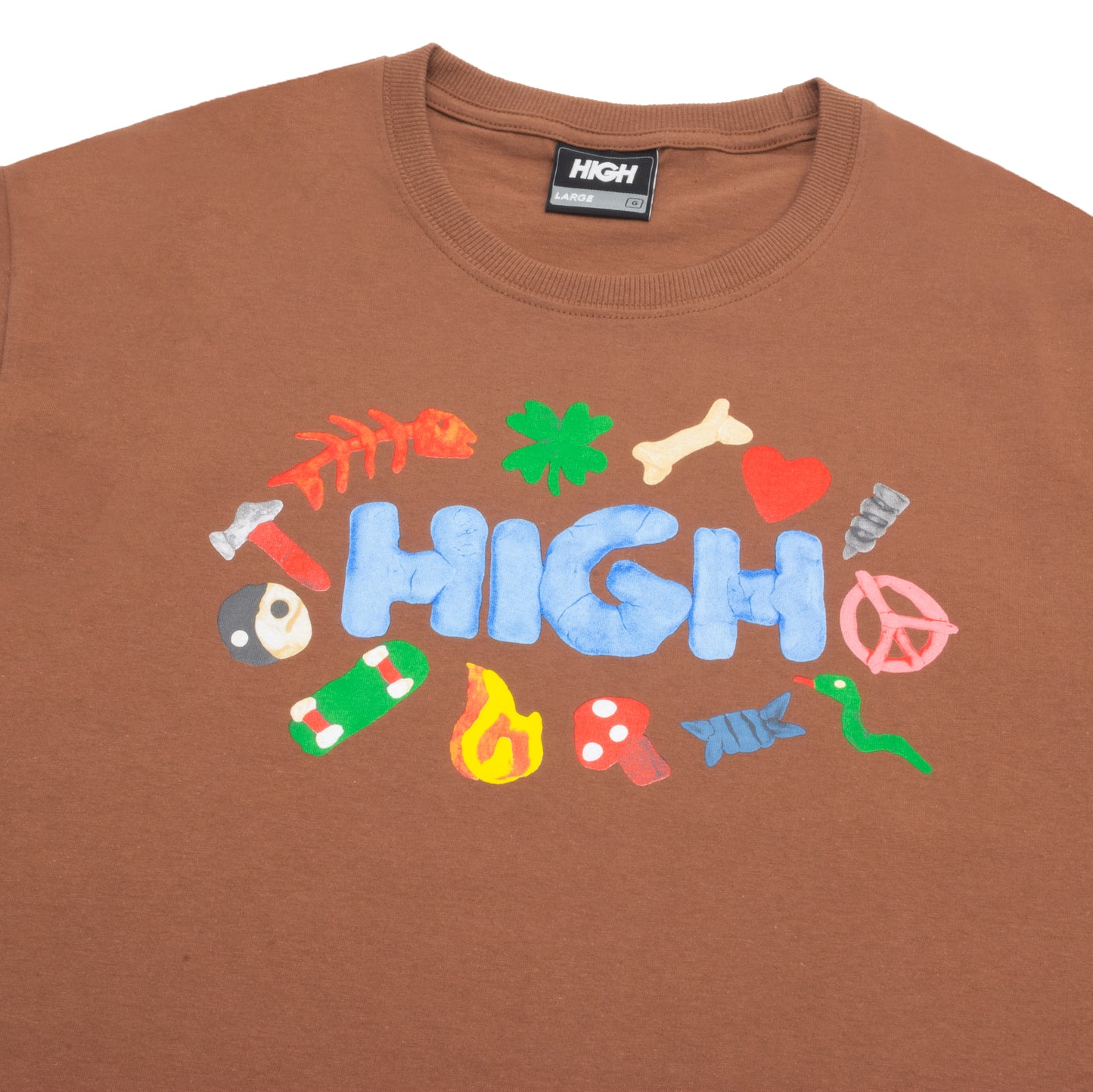 CAMISETA HIGH CLAY BROWN