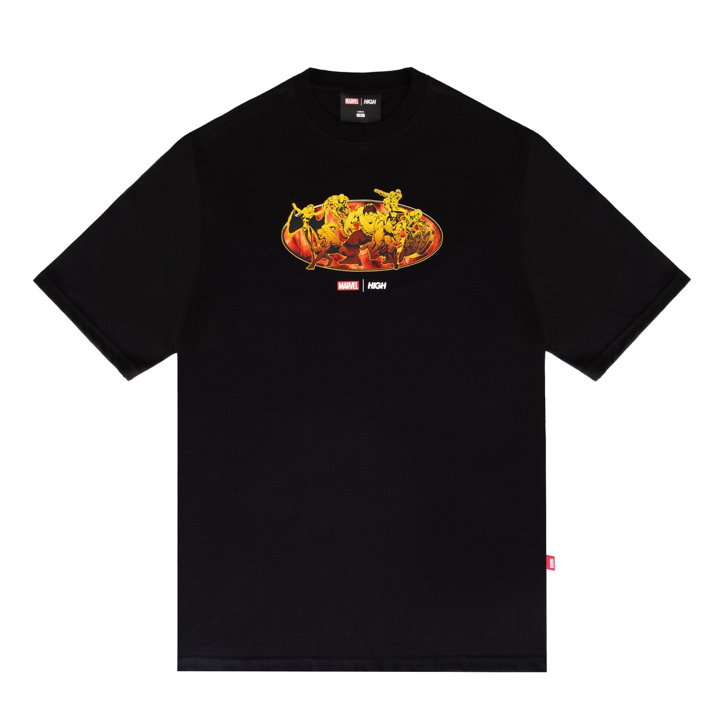 CAMISETA HIGH HEROES BLACK