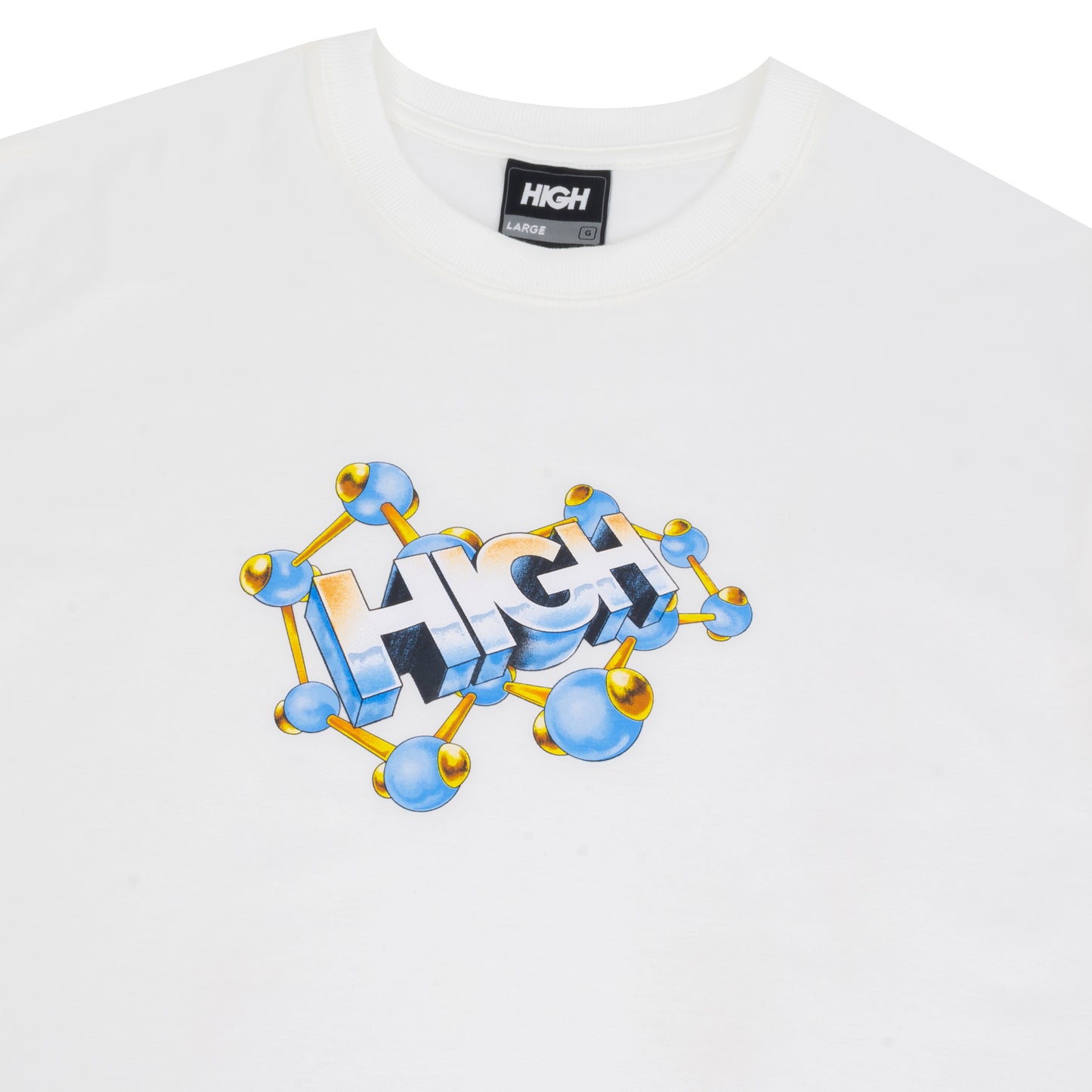 CAMISETA HIGH MOLECULES WHITE