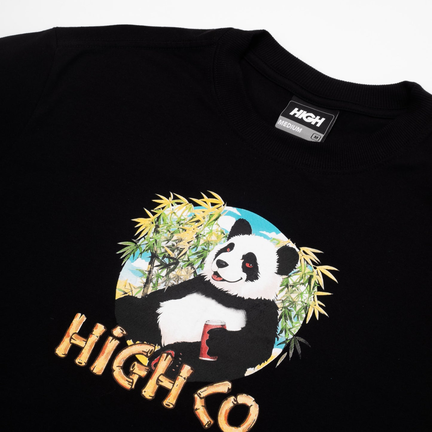 CAMISETA HIGH PANDA BLACK