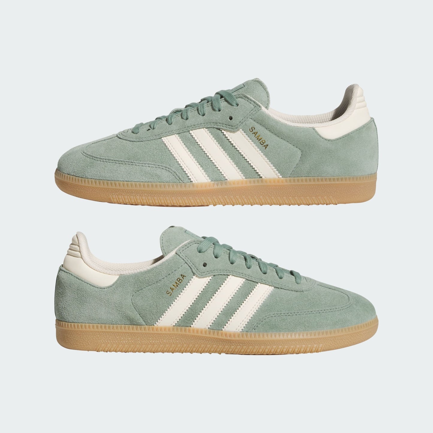 TÊNIS ADIDAS SAMBA ADV GRN/WHT/GLD
