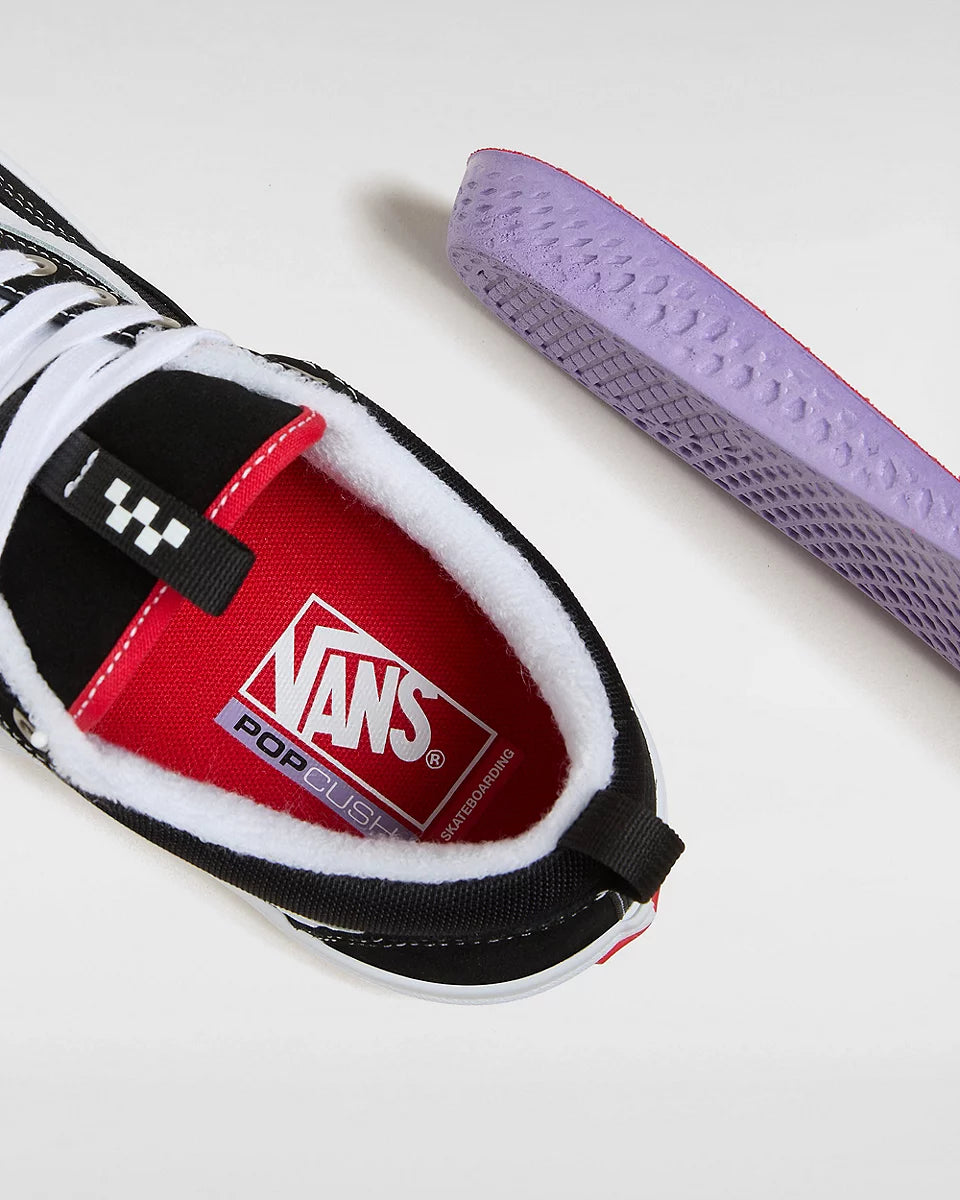 TÊNIS VANS OLD SKOOL SKATE 36+ BLK/WHT