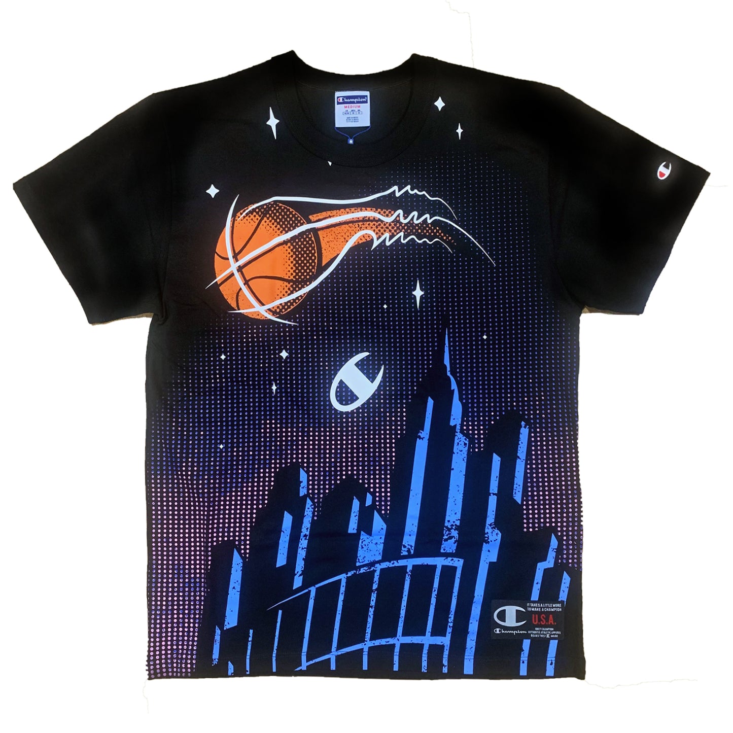 CAMISETA CHAMPION ALL STARD EMPIRE FULL BLACK