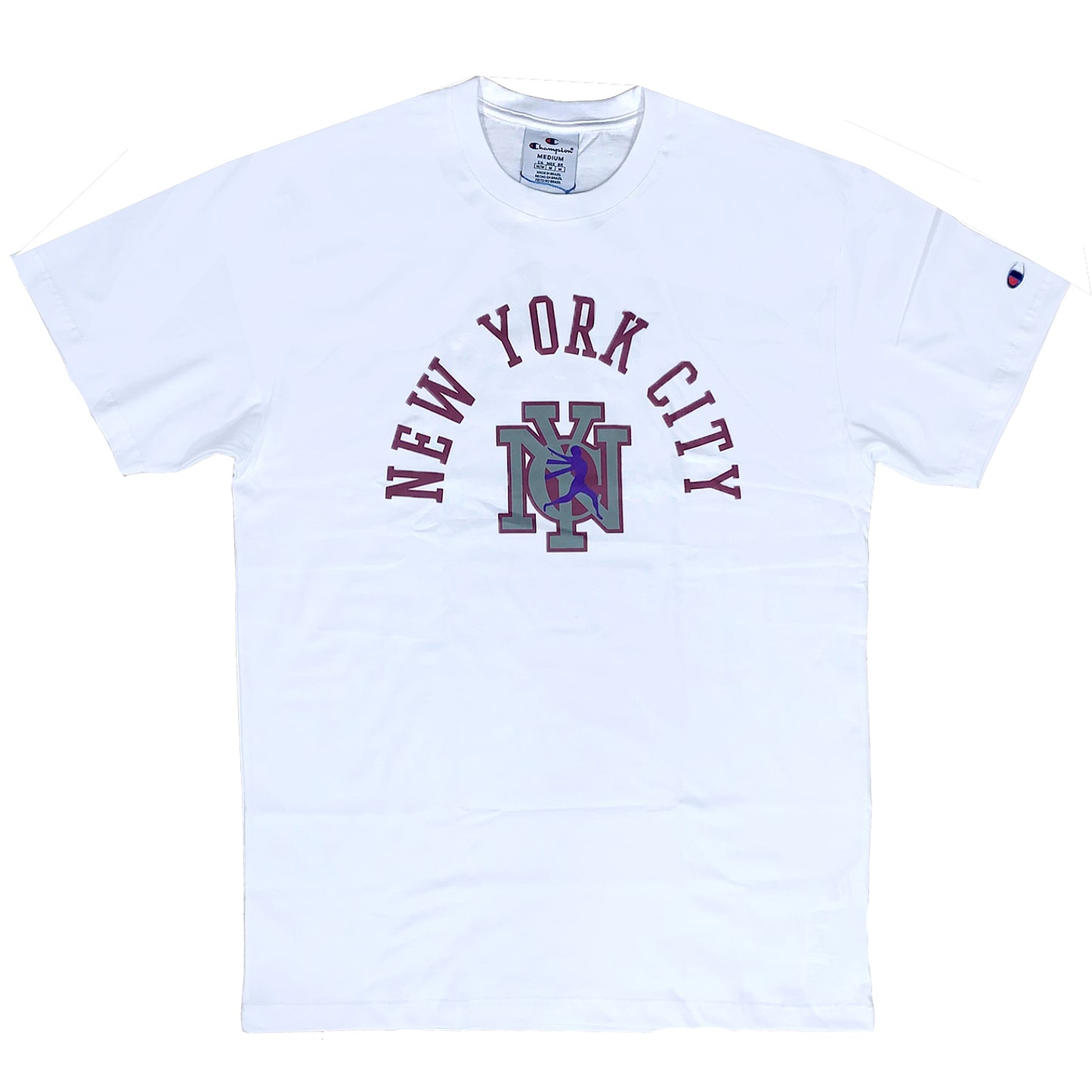 CAMISETA CHAMPION NEW YORK ATHLETIC OFF WHITE