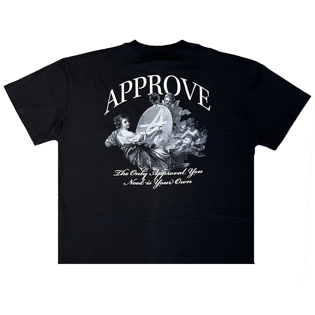 CAMISETA APPROVE HUGE CUPID PRETO
