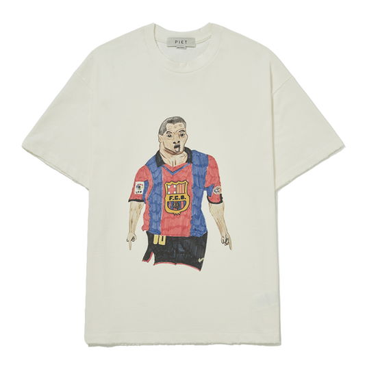 CAMISETA PIET ILLUSTRATED BCN BONE WHITE