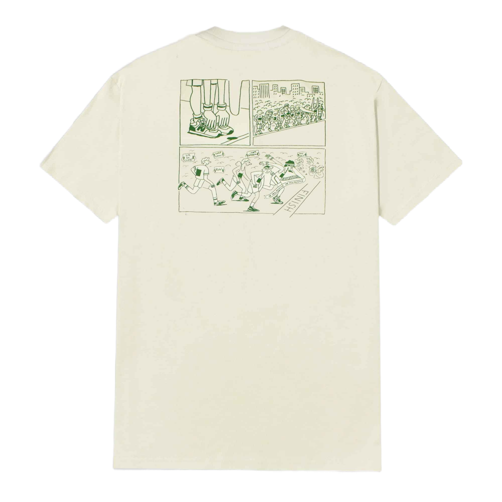 CAMISETA NB RUNNERS ARENT NORMAL OFF WHITE