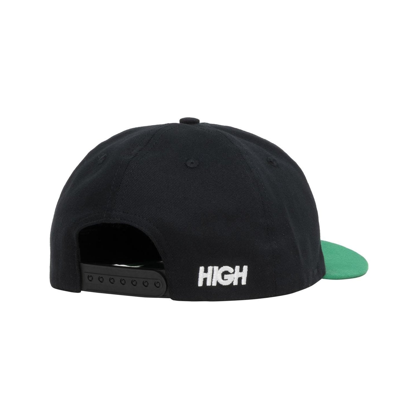 BONÉ HIGH 6 PANEL BASKETBALL BLACK/GREEN