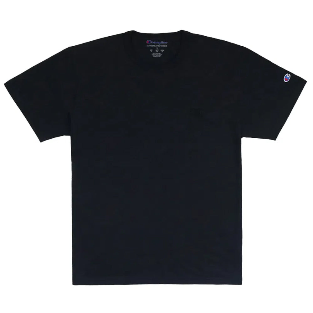 CAMISETA CHAMPION C LOGO BLACK/ BLACK