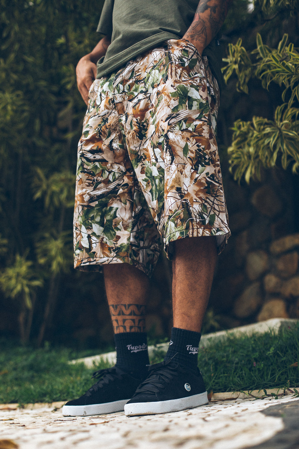 BERMUDA TUPODE OG BAGGY RT CAMO BEGE
