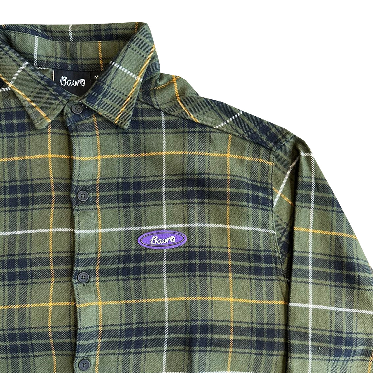 CAMISA ML BAW PLAID VERDE (MANGA-LONGA)