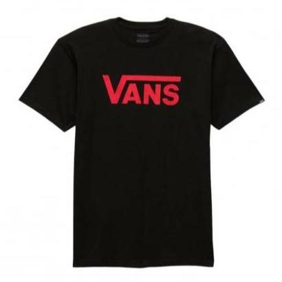 CAMISETA VANS CLASSIC BLACK RED