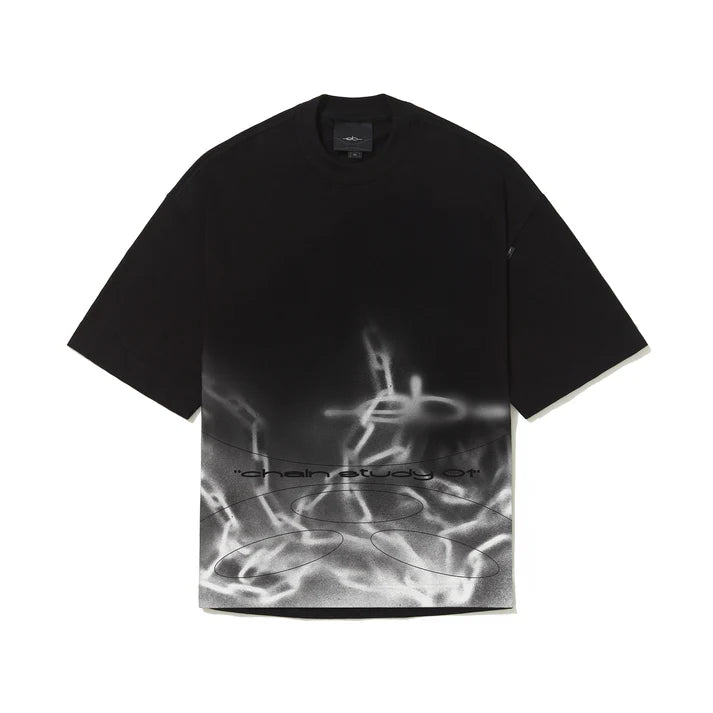 CAMISETA ELO EM COMUM OVER CHAIN STUDY 1 PRETO