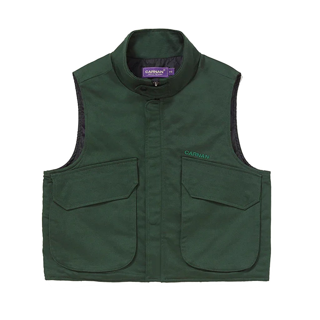 COLETE CARNAN CLASSIC VEST GREEN