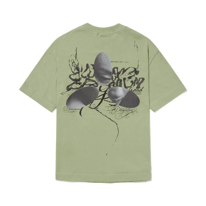 CAMISETA ELO EM COMUM REGULAR PERSPECTIVE VERDE