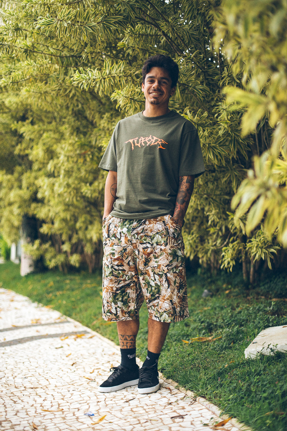 BERMUDA TUPODE OG BAGGY RT CAMO BEGE