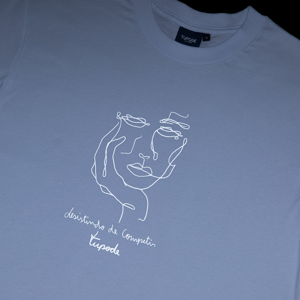 CAMISETA TUPODE DESISTIR REFLETIVO BRANCO