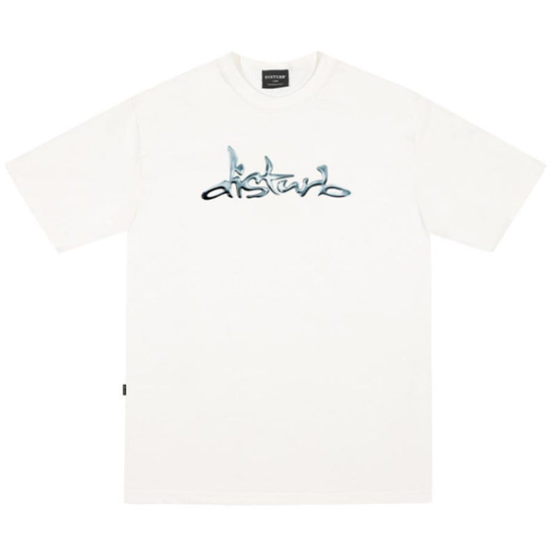 CAMISETA DISTURB LIQUID CHROME OFF WHITE