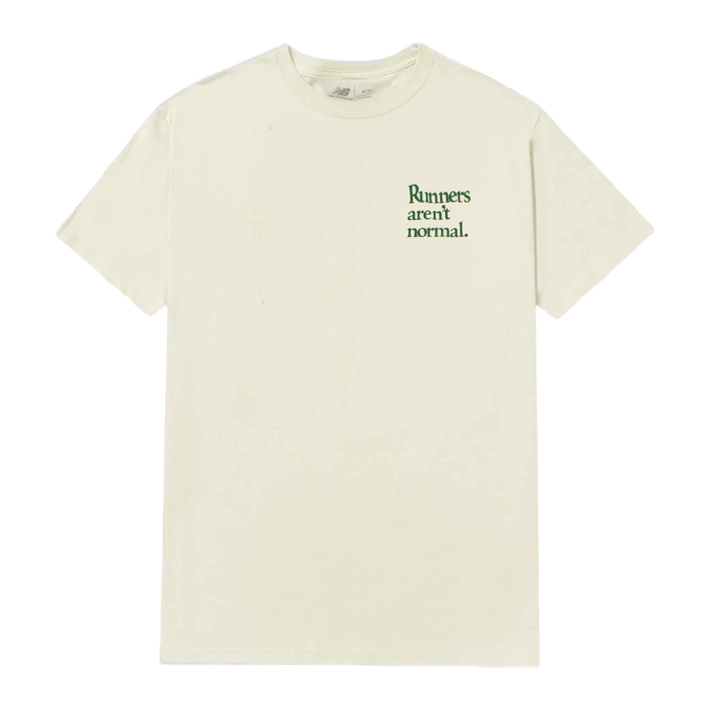 CAMISETA NB RUNNERS ARENT NORMAL OFF WHITE