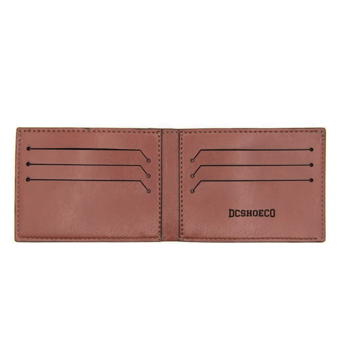 CARTEIRA DC SHOES FULL DIVIDE MARROM