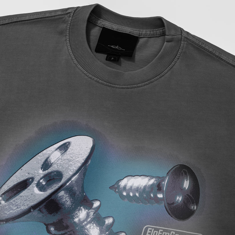 CAMISETA ELO EM COMUM BOXY DRYWALL PRETO