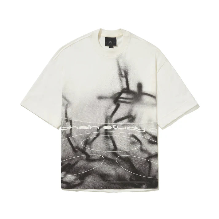 CAMISETA ELO EM COMUM OVER CHAIN STUDY 1  BRANCO OFF