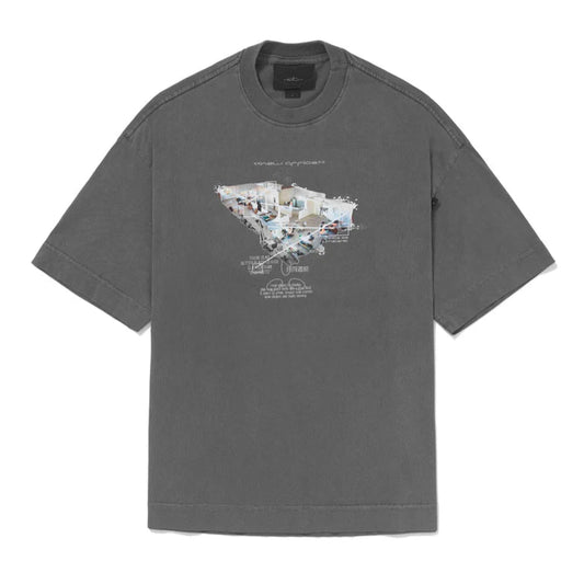 CAMISETA ELO EM COMUM OVER NEW OFFICE PRETO