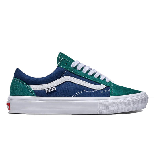 TÊNIS VANS SKATE OLD SKOOL TARTAN GREEN/BLUE