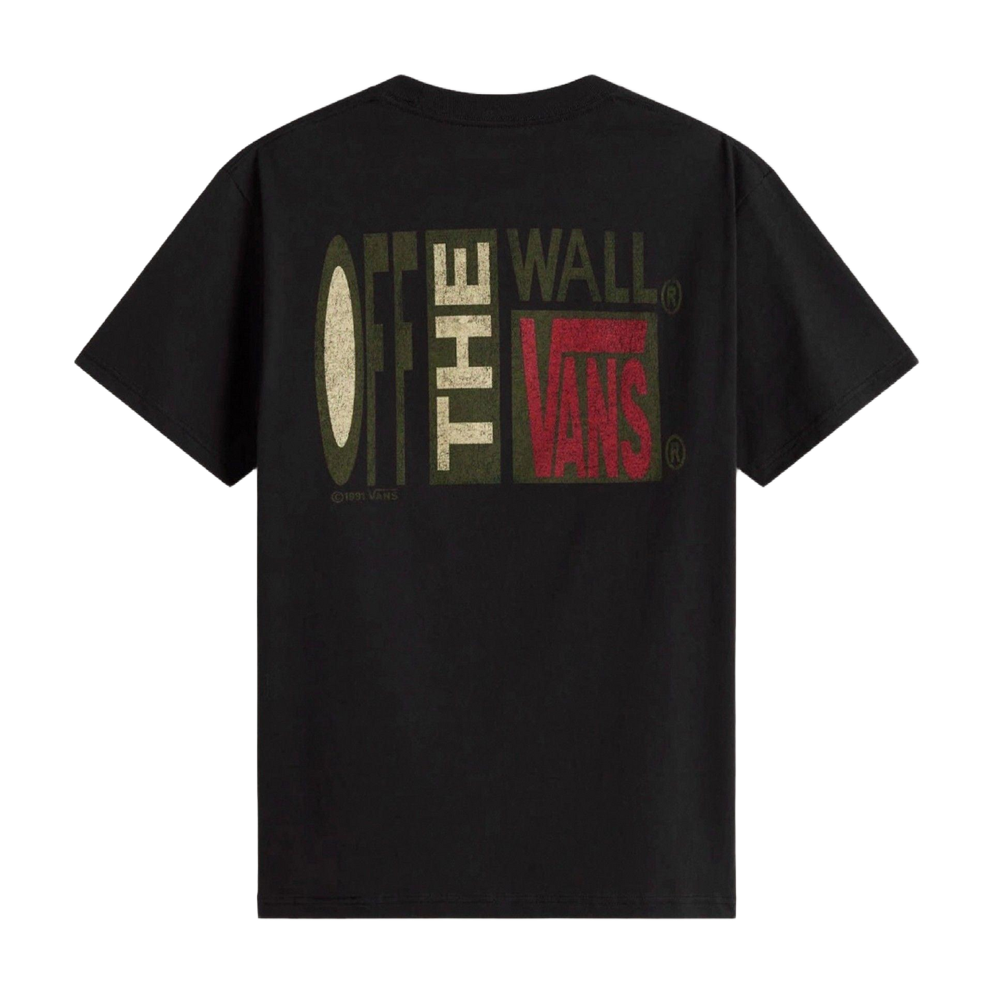 CAMISETA VANS STRETCH STACK CRACKLE BLACK
