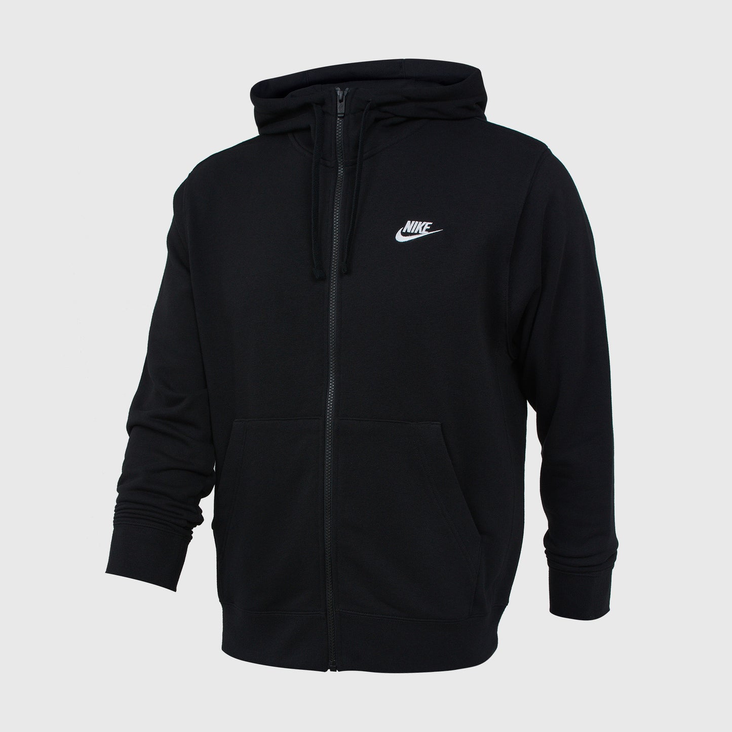 MOLETOM NIKE SPORTSWEAR ZIP CLUB BLACK