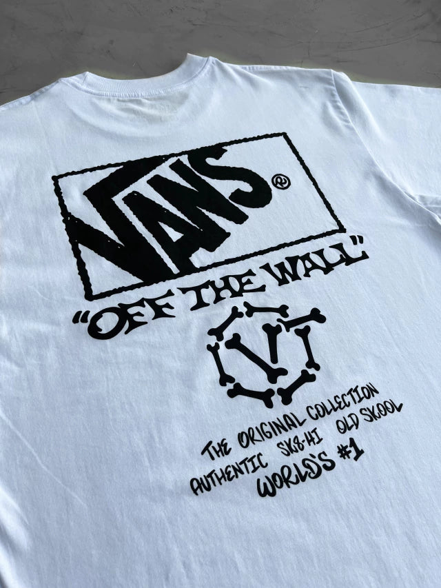 CAMISETA VANS CIRCLE BONES WHITE
