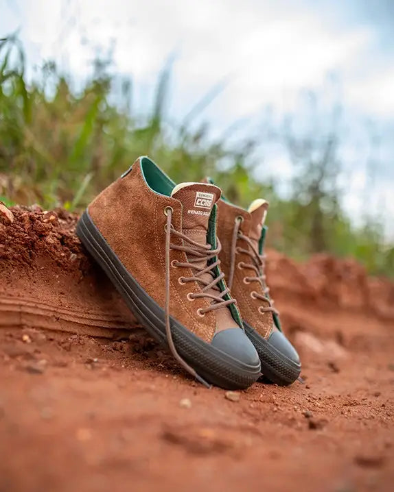 TÊNIS CONVERSE CHUCK TAYLOR MID MARROM/ALMIRANTE ELM/MARROM MEL