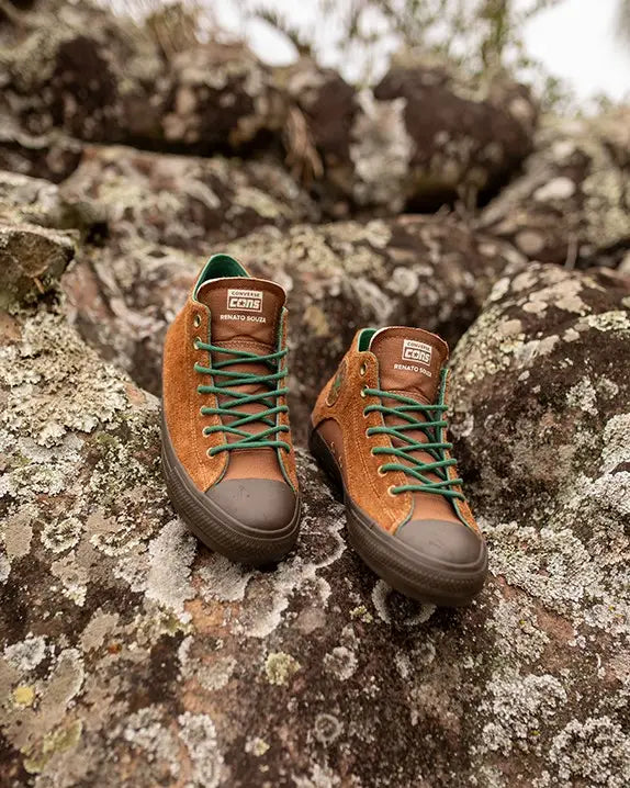 TÊNIS CONVERSE CHUCK TAYLOR MID MARROM/ALMIRANTE ELM/MARROM MEL