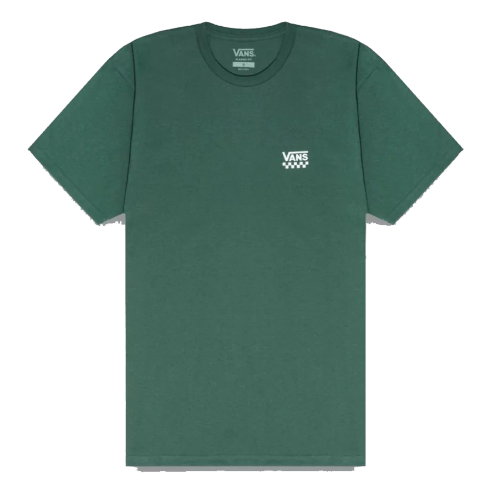 CAMISETA VANS LEFT CHEST LOGO GREEN