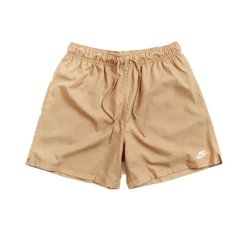SHORTS NIKE CLUB FLOW PARACHUTE BEIGE/WHITE