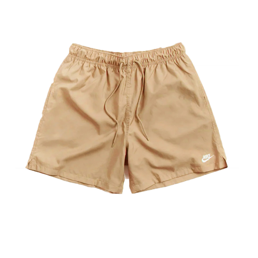 SHORTS NIKE CLUB FLOW PARACHUTE BEIGE/WHITE