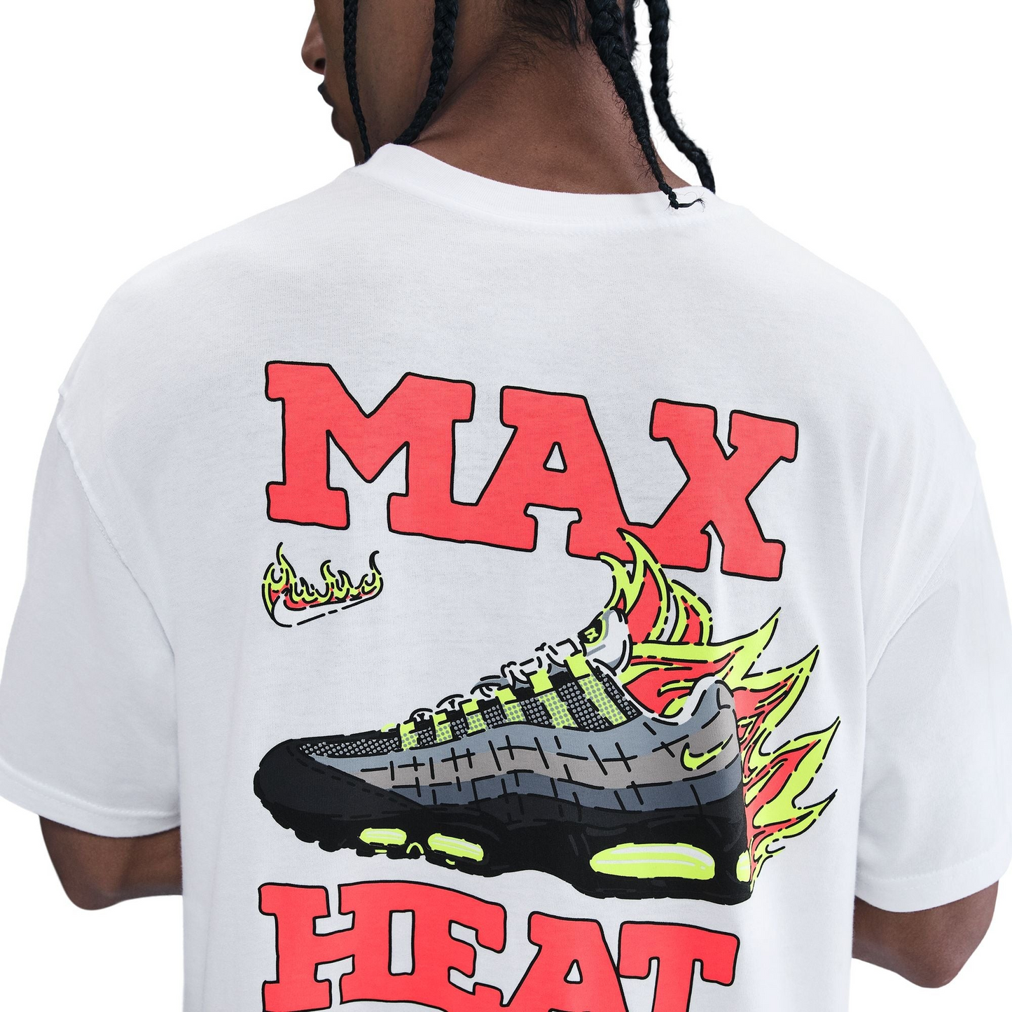 CAMISETA NIKE MAX 90 HEAT WHITE