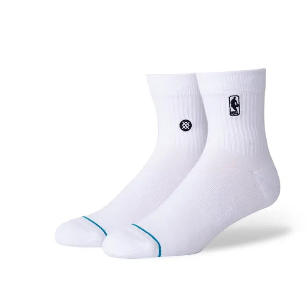 MEIA STANCE LOGOMAN ST QTR BRANCA