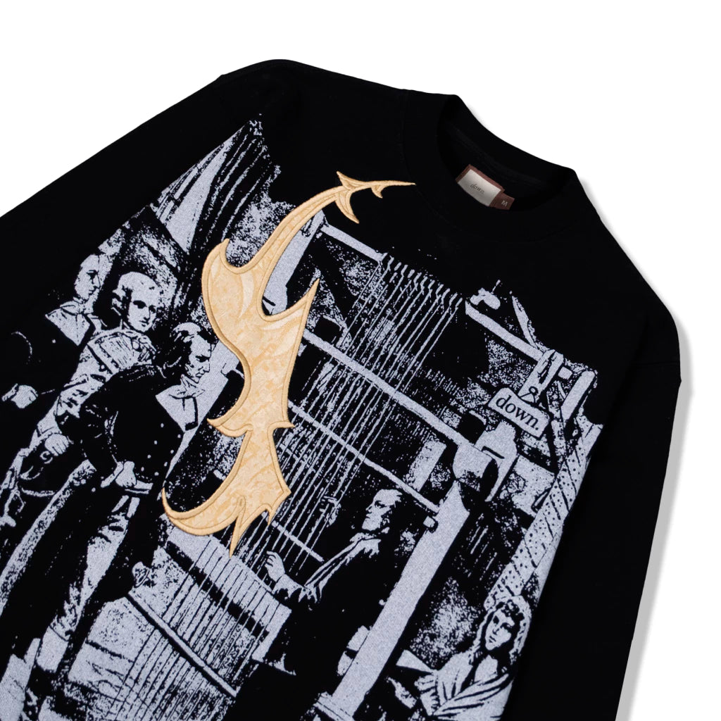 CREWNECK REUNIAO DA DIRETORIA BLACK JACQUARD