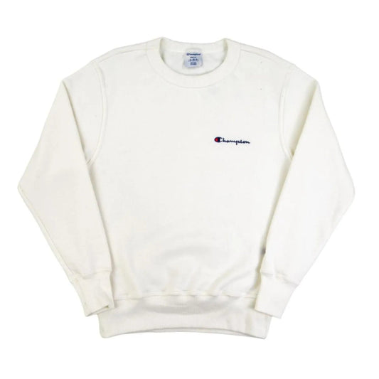 MOLETOM CHAMPION CAR MINISCRIPT OFF WHITE