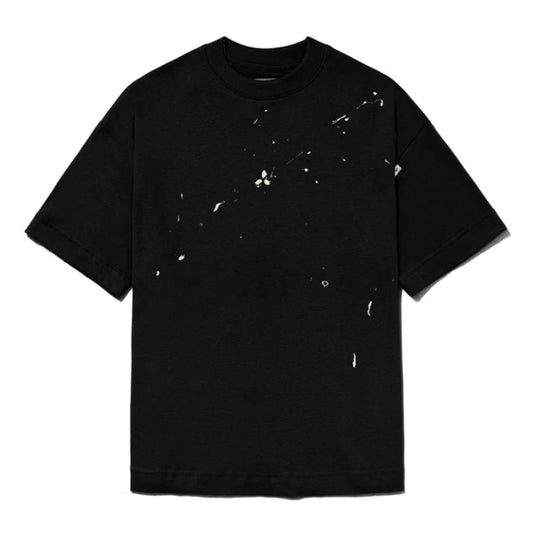 CAMISETA ELO EM COMUM REGULAR SPLASH PRETO