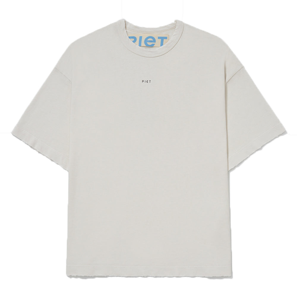 CAMISETA PIET LOGO BONE WHITE