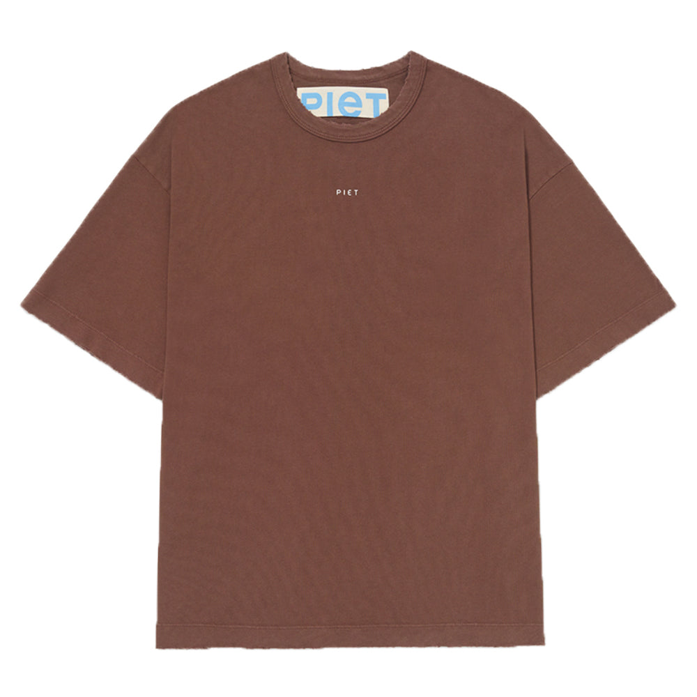 CAMISETA PIET LOGO BROWN